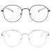 Flydo blue light filter glasses women men blue light glasses fake glasses around screen glasses without starch bluauilter glasses anti blue light gaming glasses computer glasses 2PCs black+silver