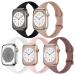 TSAAGAN 5 Pack Silicone Slim Bands Compatible with Apple Watch Band 38mm 42mm 40mm 44mm 41mm 45mm 49mm Soft Narrow Sport Strap Thin Wristband for iWatch Ultra Series 8/7/SE/6/5/4/3/2/1 Women Men Black/Milk Tea/White/Sand Pink/Smoke Violet 38/40/41mm