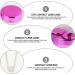 Contact Lens Case Travel Organizer - Purple Constellation Design for Lenses & Accessories - Buy Online on GoSupps.com