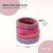 Basic Sense Gym Hair Ties - Unique Soft Jersey Bobbles Strong Hold Seamless Elastics Metal-Free for Active Lifestyles Pink - Buy Online on GoSupps.com