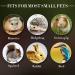 4-Piece Automatic Bird Water Dispenser for Hamster & Parrot - 12 x 5.5 cm - Plain Color - Buy Online on GoSupps.com