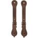 Durable Western Leather Works Single Spur Straps - Handmade Full Grain Leather Cowboy Equipment for Rodeo Outfits - Vintage Style - Buy Online on GoSupps.com