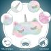 SATINIOR Unicorn Sleep Mask - Rainbow Eye Cover for Girls, Kids, and Adults - Soft Plush Blindfold for Travel - 6 Count - Buy Online on GoSupps.com