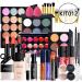 CHSEEA 7Pcs Pro Makeup Gift Set - Eyeshadow, Powder, Concealer, Highlighter, Eyebrow Pencil, Brush & Blush Stick in Gift Box - Buy Online on GoSupps.com