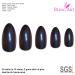 Shop Bling Art Blue Purple Chameleon False Nails - 24 Almond Stiletto Fake Tips | International Shipping Available - Buy Online on GoSupps.com