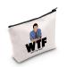 LEVLO Phil Dunphy Family Modern TV Show Cosmetic Bag Gift for Friends and Family WTF Why The Face Makeup Bag