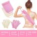 6-Piece Exfoliating Shower Bath Gloves and Scrubber Set for Men and Women - Buy Online on GoSupps.com