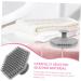 Healeved Silicone Face Brush - Exfoliator & Cleansing Scrubber for Radiant Skin - Grey 6.5x6.0x3.0CM - International Shipping Available - Buy Online on GoSupps.com