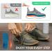 Plantar Fasciitis Insoles - Cushioned Arch Support & Memory Foam Shoe Inserts for Men (9-9.5) & Women (11-11.5) - Comfortable Foot Arch Supports in Pink - Buy Online on GoSupps.com