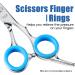 20 Silicone Finger Rings for Pet Grooming Scissors - Dog Hair Shears Accessory - Buy Online on GoSupps.com
