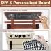 TIPSYTREE Karate Belt Display Rack with Handwritable Blackboard - 8 Belt Taekwondo & BJJ Holder for Personalized DIY Board | Kids Martial Arts Belt Display - Buy Online on GoSupps.com