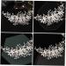 FRCOLOR Alloy Pearl Hair Comb wedding headpiece for bride flower hair comb wedding leaf wedding rhinestone hair accessories Headwear Decor diamond white bridesmaid Imitation pearls abs - Buy Online on GoSupps.com