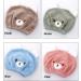 Abcsea Children Turban Hair Dryer - Quick Dry Microfiber Towel Set in Blue & Khaki | Perfect for Kids' Hair Care - Buy Online on GoSupps.com