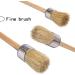 Chalk Paint Brush Set - 3 Pcs Natural Bristle Brushes for Furniture Painting & Waxing | DIY Home Decor, Furniture, Art & Crafts - Buy Online on GoSupps.com