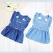 Shop Barrageon Sweet Princess Rock Clothing for Dogs & Cats - Medium Summer Outfit with Bowknot (Navy Blue - XL Back Length 35cm) - Buy Online on GoSupps.com