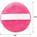 S&T INC. Dual Sided Face Exfoliators 2 Pack Teal/Pink - Gentle Face Scrubbers with Elastic Strap 3.3 Inch Diameter - Buy Online on GoSupps.com