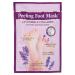 Foot peeling mask lavender collages soft moisturizing skin peeling socks feet dead skin removal mask foot care for cracked feet packing fairy
