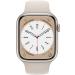 Apple Watch Series 8 GPS 45mm Starlight Smart Watch with Sport Band - S/M | Fitness Tracker, Blood Oxygen & ECG Apps, Always-On Retina Display | Water Resistant | 45mm Starlight Aluminum Case | 140-190mm wrists - Buy Online on GoSupps.com