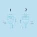 Lunette Menstrual Cup Model 2 - Blue for Normal/Heavy Flow | DE Version - Eco-Friendly Period Solution - Buy Online on GoSupps.com