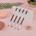 12-Piece Dual-Ended Brow Brush Set | Eyebrow Brush & Spoolie for Perfect Shape & Fill | Precision Makeup Tools (Black - Buy Online on GoSupps.com