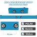 ONLYESH BRISDGURT Adjustable Elastic Replacement Belt with Heart Rate Meter | Compatible with Polar Garmin Wahoo | Sport & Running Gear Blue - Buy Online on GoSupps.com