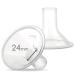 Maymom Myfit 24Mm Shields Compatible with Medela Breast Pump- Personalfit Freestyle Harmony Maxi Connector Connect to Widemouth/Narrow Connector Personalfit/Freestyle Flex Connector 2Pcs