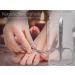 Premium Stainless Steel Nail & Skin Scissors Set - 12-Piece Manicure Pedicure Kit with Extra Sharp Cut & Case - Buy Online on GoSupps.com