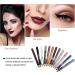 CRILSTYLEO 12pcs Pearlescent Eyeshadow Pencil Colored Eyeliner Gel Eyeliner Waterproof Eyeshadow Powder - Buy Online on GoSupps.com
