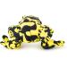 Zappi Co 100% Recycled Plush Poison Dart Frog Toy - 20cm - Yellow/Black - Eco-Friendly Stuffed Animal for Newborns - Buy Online on GoSupps.com