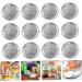 Mipcase 120 Pcs Mason Jar Lids Mason Jar Strainer Lid Tinplate Lids Glass Carafe Disc Lids Tinplate Canning Mason Jar Caps Cover Tinplate Disc for Jars Tinplate Date Disc Seal Can Lid Silverx4pcs 7X7X0.2CMx4pcs - Buy Online on GoSupps.com