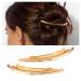 Inilbran Boho Bar Hair Barrettes Vintage Hair Clip Barrettes Geometric Hairclip Hair Barrettes Metal Tube Bar Head Clips French Headwear Decorative Hair Accessories for Women and Girls Headdress