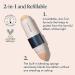 trestique Refillable Foundation Stick with Built-In Sponge | Clean Beauty Medium Coverage | Sustainable Makeup in Tulum Nude - Buy Online on GoSupps.com