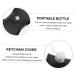 Didiseaon Shampoo Travel Container Perfume Bottle Set Holder Keychain Bottle Cover Keyring Silicone Bottle Caps Travel Hand Bottle Keychain Mini Perfume Bottle Water Bottle Cover 10x4.3cm Black - Buy Online on GoSupps.com