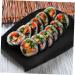 Alipis Plate Black Food Tray Utensil Holder Food Containers Decorative Food Plate Barbecue Plate Crystal - Buy Online on GoSupps.com