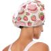 Shop Pink Strawberry Cakes Hair Towel 2 Pack - Super Absorbent Quick Dry Hair Turbans for Women & Girls - Buy Online on GoSupps.com
