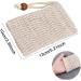 Sisal Soap Bag (5-Pack) Ideal for Body Scrub Save Soaps Natural Fiber Soap Bags for Foaming and Drying Organic Soap Bag With Pouch Holder for Shower Bath - Buy Online on GoSupps.com