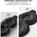 onaEz Sleep Mask 2023 - Total Darkness 3D Eye Mask with 12mm Eye Sockets - Breathable Milk Ice Silk - for Travel, Napping, Yoga - Black - Buy Online on GoSupps.com