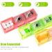 7-Day Tablet Box with 2 Compartments | Weekly Pill Organizer | Removable Multi-Color Drug Doser - Buy Online on GoSupps.com
