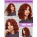 WOKESTAR Bob Curly Wig with Fringe Short Synthetic 12 Wavy Wig for Women in Copper Color - Buy Online on GoSupps.com