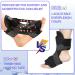 2 Pack Plantar Fasciitis Night Splint Brace with Memory Foam Pad for Men & Women - Relief from Achilles Tendonitis, Arch Pain, Foot Drop, and Heel Support - Buy Online on GoSupps.com