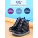 Princepard Kids Orthopedic High Top Boots | Arch & Ankle Support | Corrects Flat Feet & Valgus in 9 Toddler Black - Buy Online on GoSupps.com