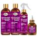 Difeel Pomegranate & Manuka Honey Hair Care Set - 12oz Shampoo 12oz Conditioner 8oz Leave-in Spray 2.5oz Hair Oil