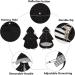 Minezi Waterproof Dog Coat with Zipper & Reflective Buttons | Adjustable Shoulder Strap & Removable Hood | Ideal for Keeping Your Dog Clean - Black SC - Buy Online on GoSupps.com