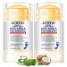 ACWOO 2pc Moisturizing and antichapped foot cream urea foot cream 60 + 2 salicylic acid foot cream for very dry feet heel balm relieves itching in dry cracked feet heels and elbows 40 g