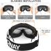 Findway Ski Goggles 100% UV Protection OTG Snow Goggles - White/Silver (VLT 21%) | Men, Women & Youth - Buy Online on GoSupps.com