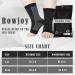 Plantar Fasciitis & Neuropathy Ankle Compression Socks for Pain Relief - L-XL Black - Buy Online on GoSupps.com