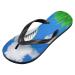 Mnsruu Golf Ball Tee Green Leaves Flip Flops | XL Sandals for Men & Women | Comfortable Travel & Spa Slippers - Buy Online on GoSupps.com