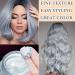 Silver Grey Temporary Hair Dye Cream | Washable Color Pomade for All | International Shipping - Buy Online on GoSupps.com