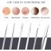 Pimple Popper Tool Kit - 6Pcs Blackhead Remover Comedone Extractor Set in Metal Case - Buy Online on GoSupps.com