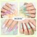 MIZHSE Pearl Top Coat Gel Nail Polish - Mermaid Glitter 2-in-1 Soak Off UV LED Gel for DIY & Salon Use (10ml - Buy Online on GoSupps.com